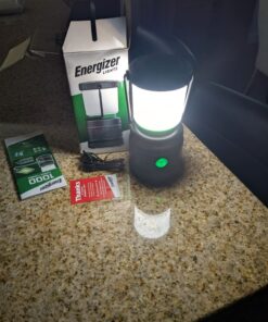 ENERGIZER LED Camping Lantern X1000, Bright and Rugged Tent Light, Water Resistant Lantern for Camping, Hiking, Fishing, Emergency (USB Cable Included) 57 71o0oW8eWwL