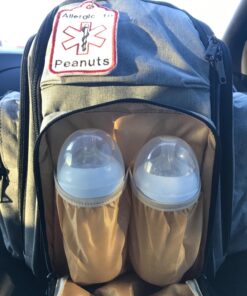 Mancro Diaper Bag Backpack, Large Multifunction Waterproof Travel Baby Changing Bag for Dad Mom with 4 Insulated Pockets and Stroller Straps, Maternity Baby Bag for Boys Girls, Grey Austere Grey 90 71o16xTlBmL