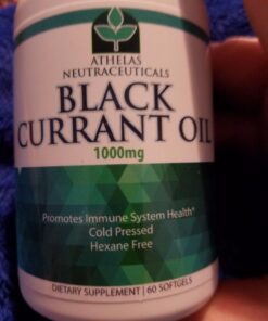 Black Currant Oil 1000mg - Cold Pressed - Hexane Free - High in GLA - Supports Healthy Hair, Skin, and Nails - Assists Menstrual Cycle - Premium Black Currant Seed Oil Softgel Supplement 22 71o1CnWWnBL