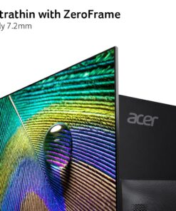 Acer SB242Y EBI 23.8" Full HD (1920 x 1080) IPS Zero-Frame Gaming Office Monitor | AMD FreeSync Technology Ultra-Thin Stylish Design 100Hz 1ms (VRB) Low Blue Light Tilt HDMI & VGA Ports 23.8-inch IPS 38 71o1EFd6 L 2
