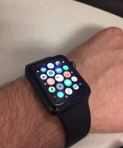 Armor Suit Apple Watch 42mm (Series 2/3 Compatible) Screen Protector (2 Pack) Full Coverage MilitaryShield Screen Protector For Apple Watch 42mm (Series 2/3 Compatible) -HD Clear Anti-Bubble 57 71o1RinSxuL