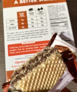 Rip Van Chocolate Hazelnut Mini Wafer Cookies - Healthy Low Sugar Snacks - 28 Count 16 71o2j z0L7L
