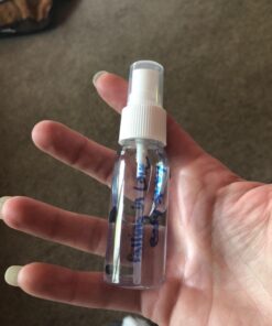 ALINK Spray Bottle, Empty Plastic Clear Small Travel Bottles With Fine Mist Sprayer for Cleaning Solutions and Essential Oils, 30 ml (1 oz.) Pack of 6 Plus Cleaning Cloth and Dropper 30ML/ 1 Ounce 29 71o3nIOZPRL