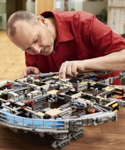 LEGO Star Wars Ultimate Millennium Falcon 75192 - Expert Building Set and Starship Model Kit, Movie Collectible, Featuring Classic Figures and Han Solo's Iconic Ship, Best Gift for Adults 62 71o4 gWrsHL