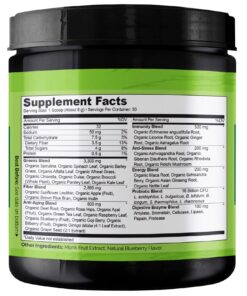 NATURELO Raw Greens Superfood Powder - Wild Berry Flavor - Boost Energy, Detox, Enhance Health - Organic Spirulina - Wheat Grass - Whole Food Nutrition from Fruits & Vegetables - 30 Servings 30 Servings (Pack of 1) 23 71o4Lj ssZL 3