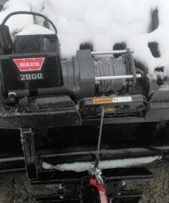 WARN 92000 Vehicle Mounted 2000 Series 12V DC Electric Utility Winch with Steel Cable: 1 Ton (2,000 lb) Pulling Capacity Model 92000 15 71o4gdhcnXL