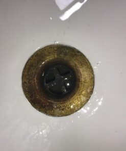 TubShroom Tub Hair Catcher Protector, Fits 1.5" - 1.75" Drain, Orange 39 71o6GuDQh7L