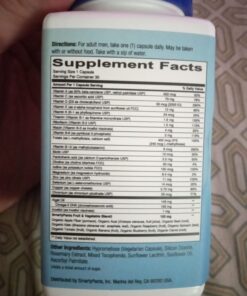 SmartyPants Multivitamin for Men, Gummies: Omega 3 Fish Oil (EPA/DHA), Methylfolate, CoQ10, Vitamin D3, C, Vitamin B12, B6, Vitamin A, K & Zinc for Immune Support, 180 Gummies (30 Day Supply) 47 71o6y2BHovL 2