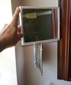 JERDON Two-Sided Swivel Wall Mount Mirror - Vanity Mirror with 5X Magnification & 30 inch Wall Extension - Model J2020C 59 71o720rEnL