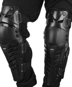 Gute Knee Pads, Black Adjustable Long Leg Sleeve Gear Crashproof Nonslip Protective Shin Guards for Motorcycle Mountain Biking-1 Pair 13 71o7VbH3kL
