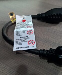 ClearMax Power Extension Cord, 3 Prong - Plug Extender Cable for TV, Laptops, Monitors, Printers - Power Strip Outlet Saver, Maximizer - 16AWG ETL Certified 125V - 1 Foot (10 Pack) 6 71o8WLY2L