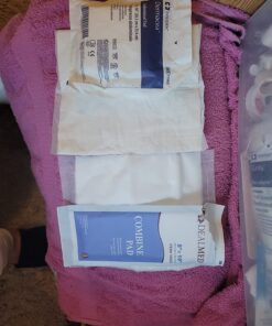 Dealmed Sterile Abdominal (ABD) Combine Pads, 5" x 9" Individually Wrapped, Disposable and Latex-Free Wound Dressing for First Aid Kit and Medical Facilities (Box of 20) 5” x 9” (Box of 20) 35 71o8tOpRZqL