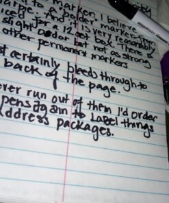 Amazon Basics Fine Point Tip Permanent Markers, Black, 12-Pack 1 Count (Pack of 12) 40 71o9iKrQG4L