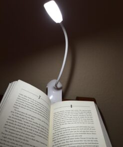 Clip Desk Lamp Table LED Bulb Lamps Set USB Outlet White Modern Shade Gooseneck Dimmable Light Clamp Base Touch Sensor Switch Charging Battery Office Room Bedroom Dorm Kids Small Girls Study Reading 44 71oAHWWV6L