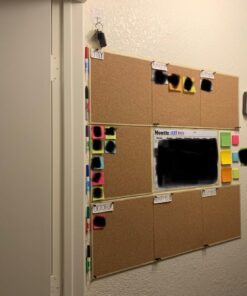 Quartet Cork Tiles, Cork Board, 12" x 12", Corkboard, Wall Bulletin Boards, Natural, 4 count (Pack of 1) 4 Pack 40 71oAQQwBUrL