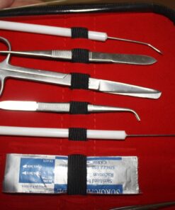 Advanced Dissection Kit Biology Lab Anatomy Dissecting Set with Stainless Steel Scalpel Knife Handle Blades for Medical Students and Veterinary by InstaSkincare 58 71oATcg5WqL