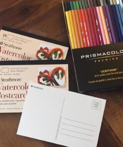 Strathmore Watercolor Postcard Pad, 4x6 inches, 15 Pack - Custom Greeting Cards for Weddings, Events, Birthdays 62 71oAWdX9YL