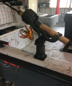 YakAttack Omega Fishing Rod Holder with Track Mounted LockNLoad Mounting System, Pro and Standard Edition - Multiple Colors | Kayak Fishing Accessories Without Mount Track 37 71oB552Ir5L