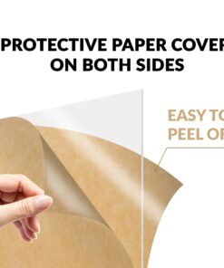 SimbaLux Acrylic Sheet Clear Cast Plexiglass 12” x 12” Square Panel 1/8” Thick (3mm) Transparent Plastic Plexi Glass Board with Protective Paper for Signs, DIY Display Projects, Craft, Easy to Cut 12"x12", 1/8" Thick 1-Pack 15 71oBIzW5NL