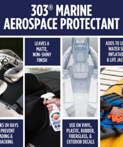 303 Products Marine Aerospace Protectant – UV Protection – Repels Dust, Dirt, & Staining – Smooth Matte Finish – Restores Like-New Appearance – 32 Fl. Oz. (30306) 34 71oBL2soRTL 1