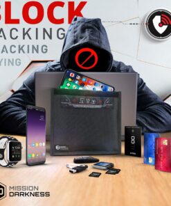 Mission Darkness Non-Window Faraday Bag for Phones // Device Shielding Law Enforcement & Military, Executive Privacy, Travel Data Security, Anti-Hacking Anti-Tracking Anti-Spying Assurance 1-Pack 31 71oBwmIgR0L