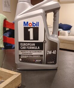 Mobil 1 FS European Car Formula Full Synthetic Motor Oil 0W-40, 5 Quart 61 71oBwvwQkVL