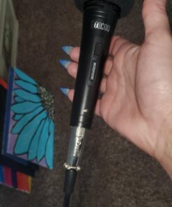 TONOR Dynamic Karaoke Microphone for Singing with 5M XLR Cable, Metal Handheld Mic Compatible with Karaoke Machine/Speaker/Amp/Mixer for Karaoke Singing, Speech, Wedding and Outdoor Activity 48 71oBznuhVmL