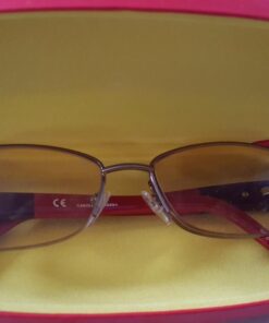 OptiPlix Glasses Case Hard Shell For Men, Women, Kids | Eye Glasses & Sunglasses Case Red 21 71oDzhiZ06L