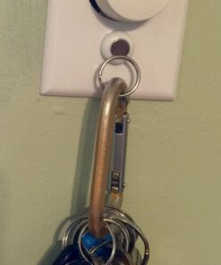 KeySmart KeyCatch - A Modern Magnetic Key Rack - Easy Installation Key Holder - Screws Into Lightswitch Panel - Strong Magnet (6-Pack) 46 71oE5bD1FVL