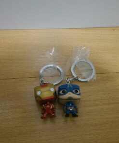 Funko POP Marvel: Civil War Hawkeye Spiderman, Iron Man & Captain America Keychain 49 71oGBeSOCRL