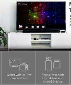 Alternative view of Micca Speck G2 1080p Full-HD Digital Media Player for USB Drives and SD/SDHC Cards, Digital Signage, H.264/AVC MP4 MKV Videos MP3 Music JPG Photos, HDMI and AV Output, Auto Play and Resume Speck G2 Full-HD