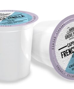 Grove Square Cappuccino Pods, French Vanilla, Single Serve , 24 Count (Pack of 1) 24 Count (Pack of 1) 22 71oHAAA5I L