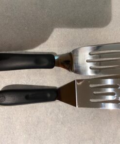 OXO Good Grips Stainless Steel Cut and Serve Turner, Black Stainless Steel Turner 43 71oHjAbSVVL