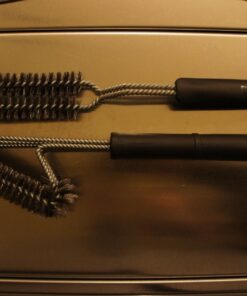 Kona 360/Clean Grill Brush - Powerful 30-Second Grill Cleaner - The World's Best Grill Brush, Bristle | Free of Brass Wire & Safe BBQ Grill Brush, BBQ Brush Accessory for Grill Cleaning Kit - 18 Inch 1 Black 40 71oHu9mQ2jL