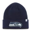 '47 Men's NFL Primary Logo Knit Beanie Seattle Seahawks One Size Seattle Seahawks, Navy 2 71oIZXYXrbL