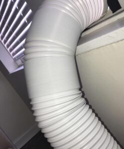 Portable Air Conditioner Hose - AC Hose with 5.9" Diameter, Anti-Clockwise Thread, Length up to 80" - Exhaust Hose for Portable Air Conditioner Vent Compatible with Delonghi & LG Air Conditioner Parts Anti-Clockwise 5.9 inch 27 71oKb1gRhPL