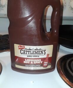 Cattlemen's Louisiana Hot & Spicy BBQ Sauce, 1 gal - One Gallon Container of Spicy Barbeque Sauce Made with Ripe Tomatoes, Best on Shrimp, Chicken Tacos, Meatballs and More 30 71oMjtQFQbL