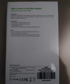 UGREEN HDMI to VGA, HDMI to VGA Adapter Connector(Female to Male) with 3.5mm Audio Jack Compatible with Monitor, PC, Xbox, TV Stick, Raspberry Pi, Nintendo Switch, Roku, Computer, Laptop 35 71oMxYQVPML