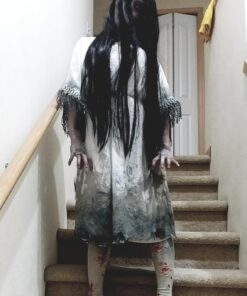 MapofBeauty 40 Inch 100 cm Black Long Straight Cosplay Costume Wig Fashion Party Wig 39 71oN0DU4mxL