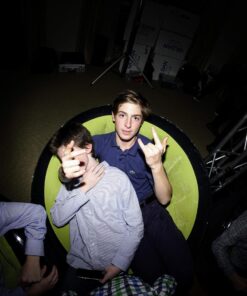 INTEX 68581EP Inflatable Empire Chair: Durable Outdoor Use – 2-PLY Laminate – Velvety Surface – Flocked Construction – Green 41 71oNe728q9L