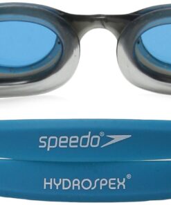 Speedo Unisex-child Swim Goggles Hydrospex Ages 6-14 Grey/Blue 6 71oOYCitiaL