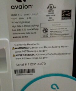 Avalon Premium Hot/Cold Top Loading Countertop Water Cooler Dispenser With Child Safety Lock. UL Listed- White countertop white 44 71oOtbckmXL