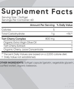 Sports Research Tart Cherry Concentrate - Made from Montmorency Tart Cherries - Non-GMO & Gluten Free (60 Liquid Softgels) 20 71oPUqQQhOL