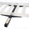 MaxxHaul 70422 48" x 21" Hitch Mount Compact Aluminum Cargo Carrier - 500-lb Load Capacity