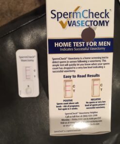 SpermCheck Vasectomy Home Test Kit - Check Sperm Count Post Vasectomy - 2 Pack - Easy to Read, Private - 98% Accuracy - FSA HSA Eligible - FDA Cleared 44 71oPu7l81 L