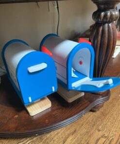 Melissa & Doug My Own Wooden Mailbox Activity Set and Educational Toy With Reusable Letters And Post Cards, Pretend Play Mailbox For Preschoolers And Kids Ages 4+ 29 71oQ8SD16cL 1