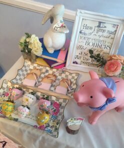 Talking Tables Truly Alice Food Serving Platter 12" x 7.5" a Tea Party Birthday, Multicolor 1 23 71oQEDgbIIL