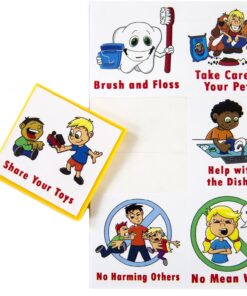 Fun Behavior Reward Chart for Kids – I Can Do It! Chore Chart for Kids with 3D Stars & Tiles – Good-Behavior Chart for Kids at Home or School for Focus, Responsibility, & More by Kenson Kids, 66 Pcs. 26 71oQHYItCxL 2