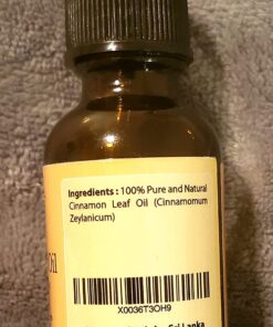 100% Pure Cinnamon Essential Oil - Premium Cinnamon Oil for Aromatherapy, Massage, Topical & Household Uses - 1 fl oz (Cinnamon) 25 71oQI1YuWYL