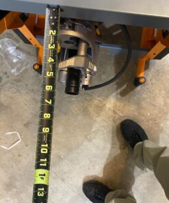 Bora Portamate - PM-8000 Miter Saw Stand Work Station | Mobile Rolling Table Top Workbench | Orange & Grey with Folding Wing Extensions Orange/Black 70 71oRLcrTBUL